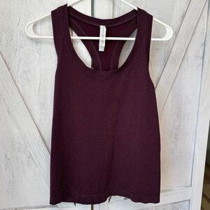 Athleta Sparkle Racerback Tank Women’s Medium Dark Purple Athleticwear
